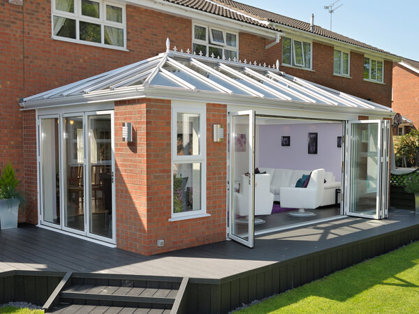 Modern Glass Roof Conservatory