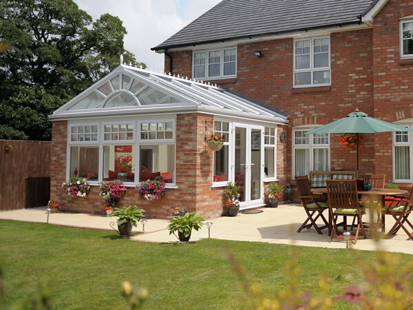 Modern Orangery with French Doors